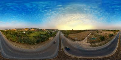 نمای هوایی ورودی سایت
